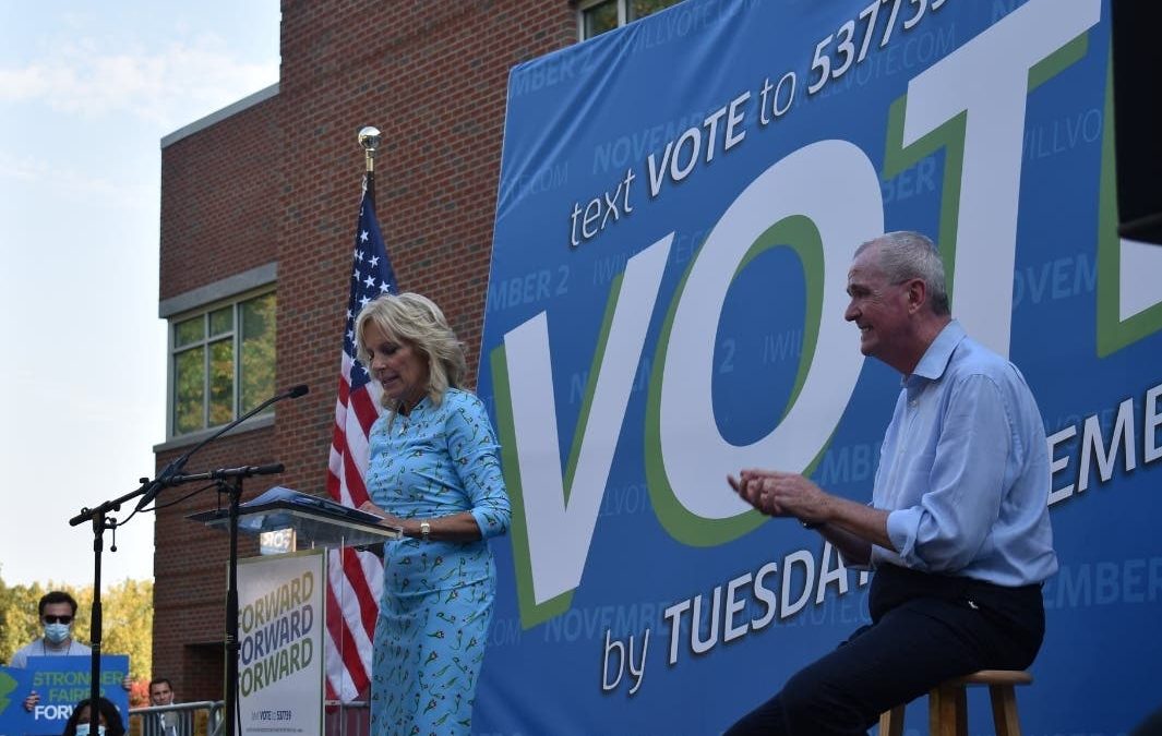 Jill Biden Hits Campaign Trail In Edison For Gov. Murphy