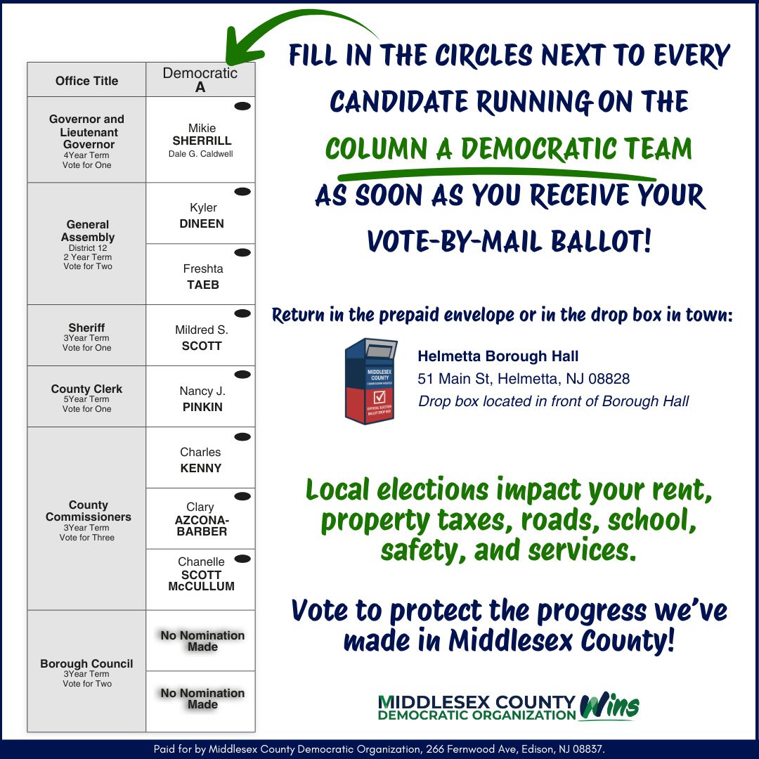 2025 Vote By Mail – Helmetta