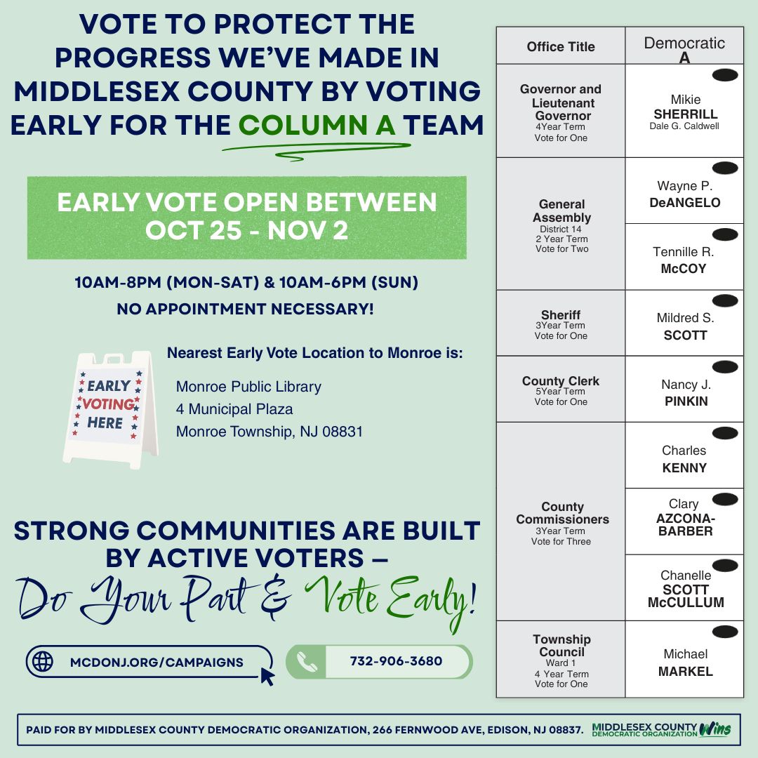 2025 Early Voting – Monroe W1